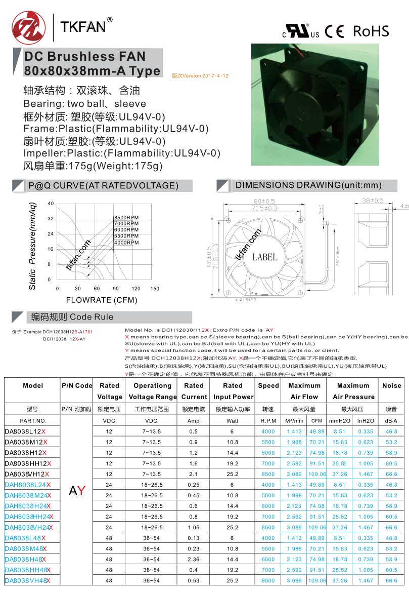 80×80×38mm-A